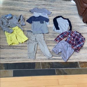 Preppy Toddler Boys lot - Button downs, shorts...